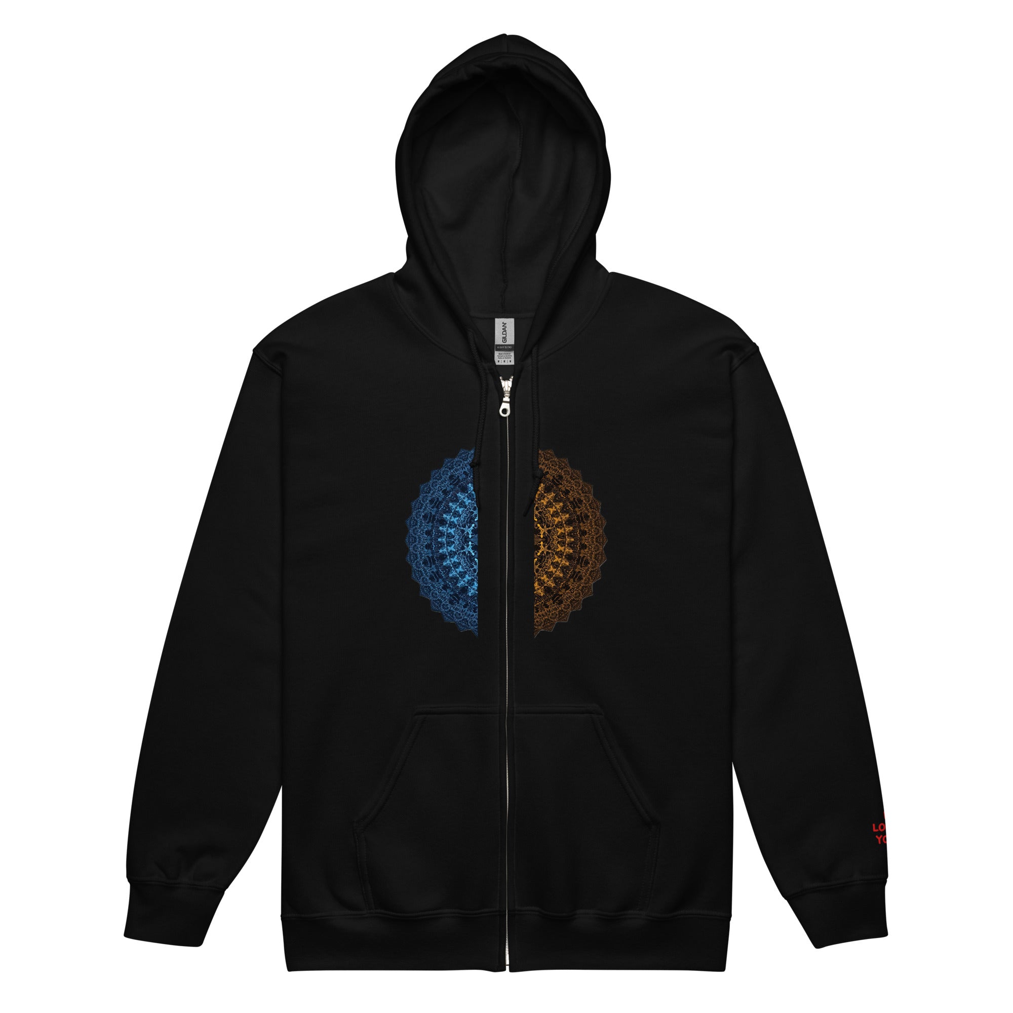 ミュージシャン buddix LOVE YOU ZIP Hoodie(Black Fade) M 2/11(水・祝)12:00～受注販売開始！】buddix LOVE YOU COLLECTION